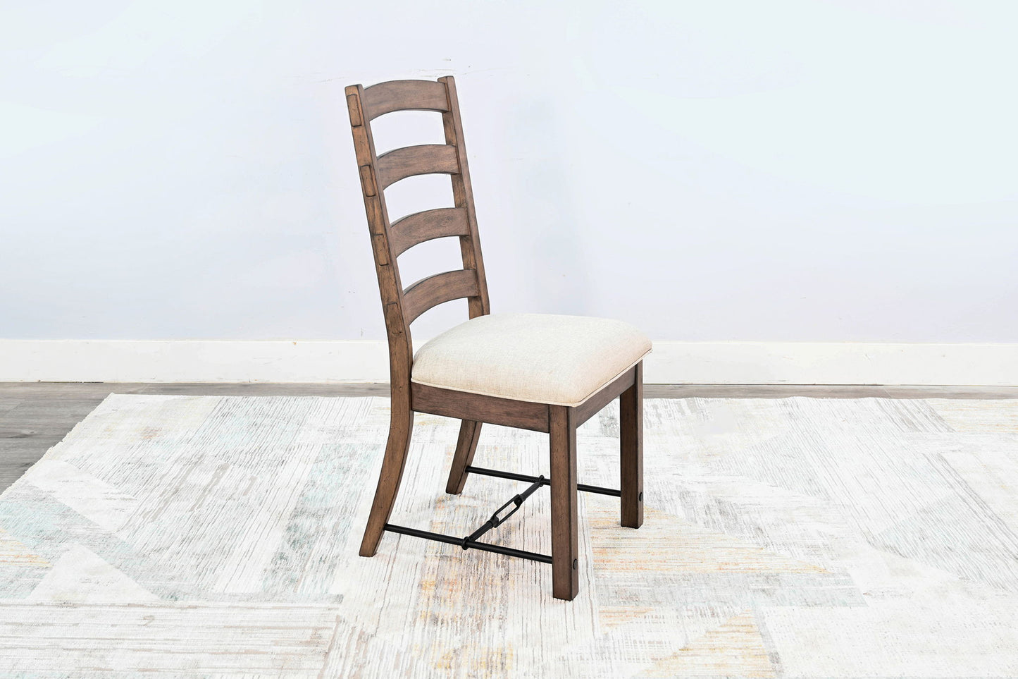 Doe Valley - Yellowstone Ladderback Chair, Cushion Seat (Set of 2) - Buckskin