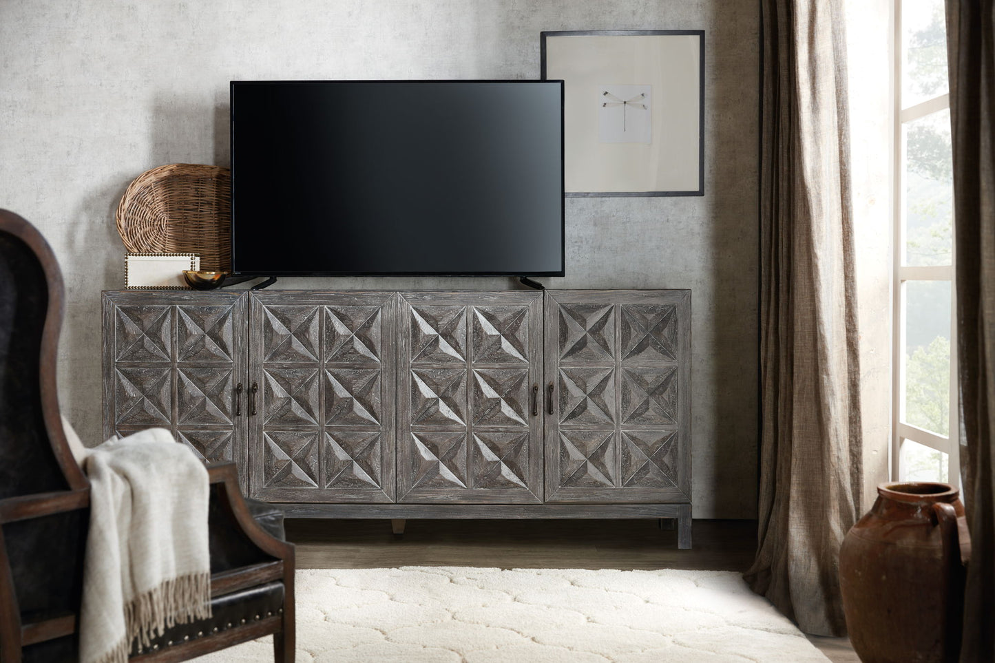 Beaumont - Entertainment Console - Dark Gray
