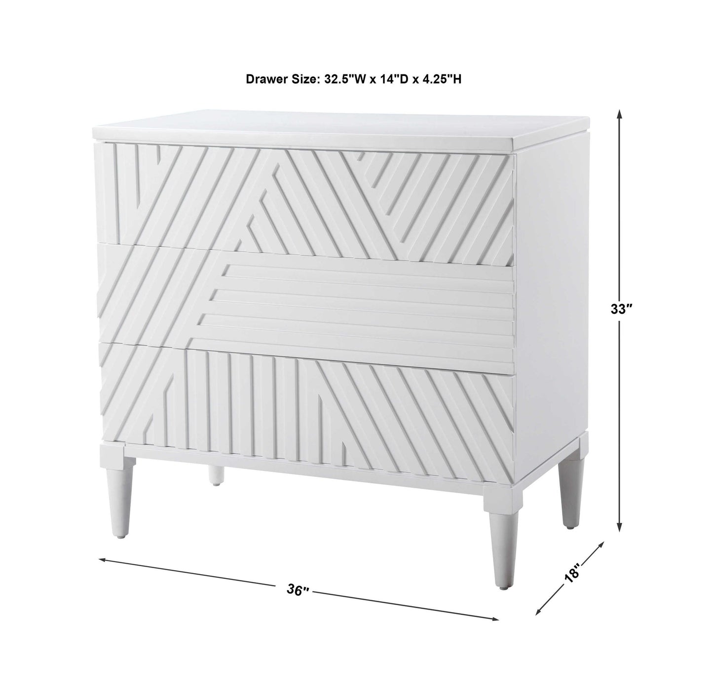 Colby - Drawer Chest - White