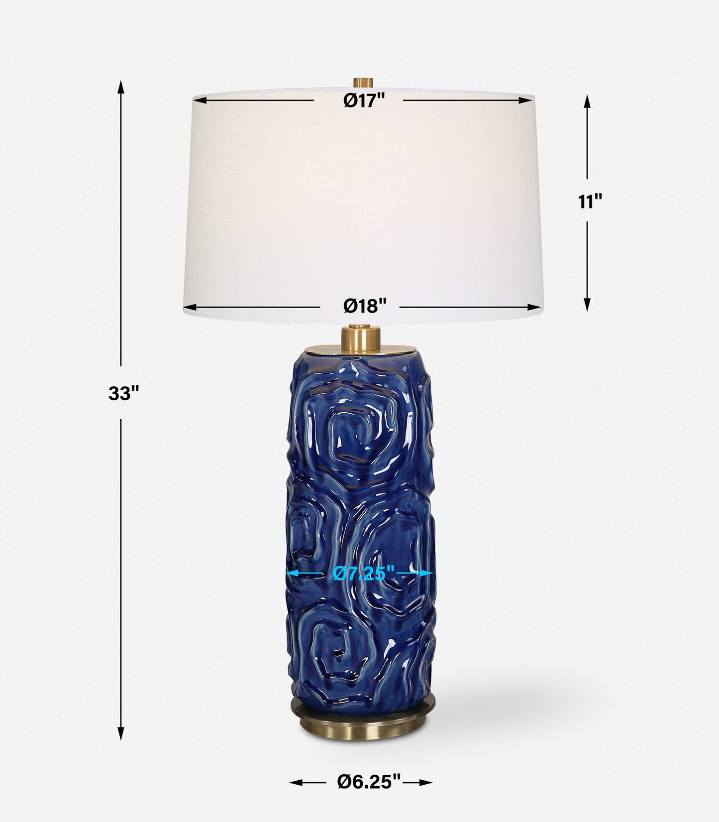 Zade - Table Lamp - Blue