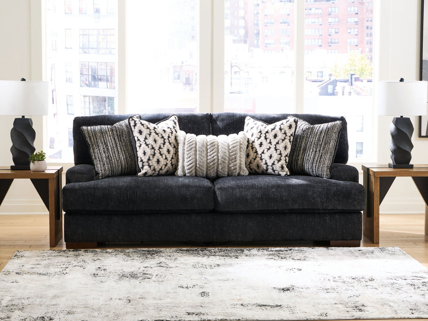 Whitmore Manor - Sofa - Black Pearl