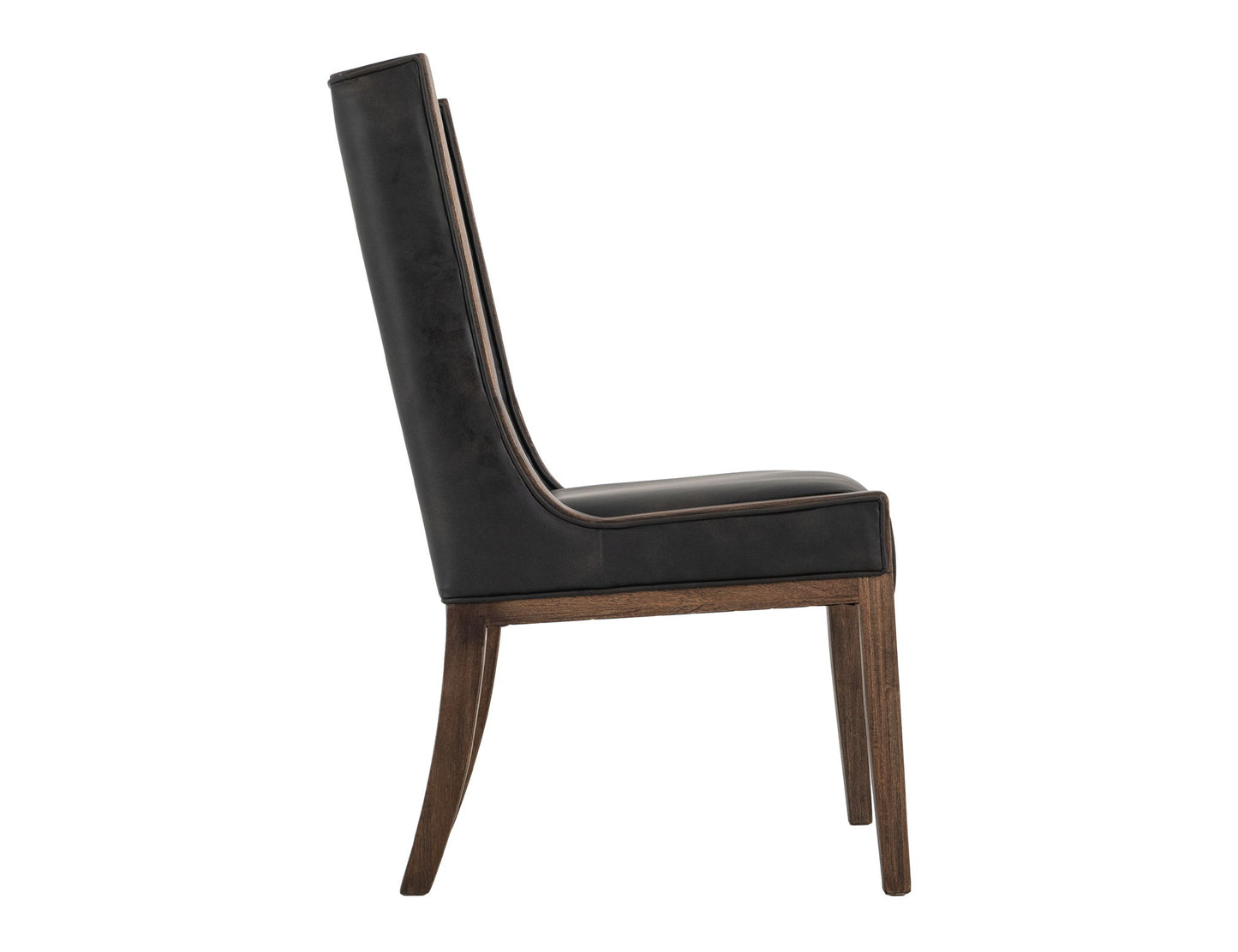 Walnut - Upholstered Chair (Set of 2) - Brown/Black