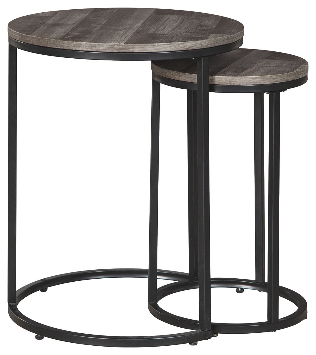 Briarsboro - Accent Table Set (Set of 2) - Black / Gray