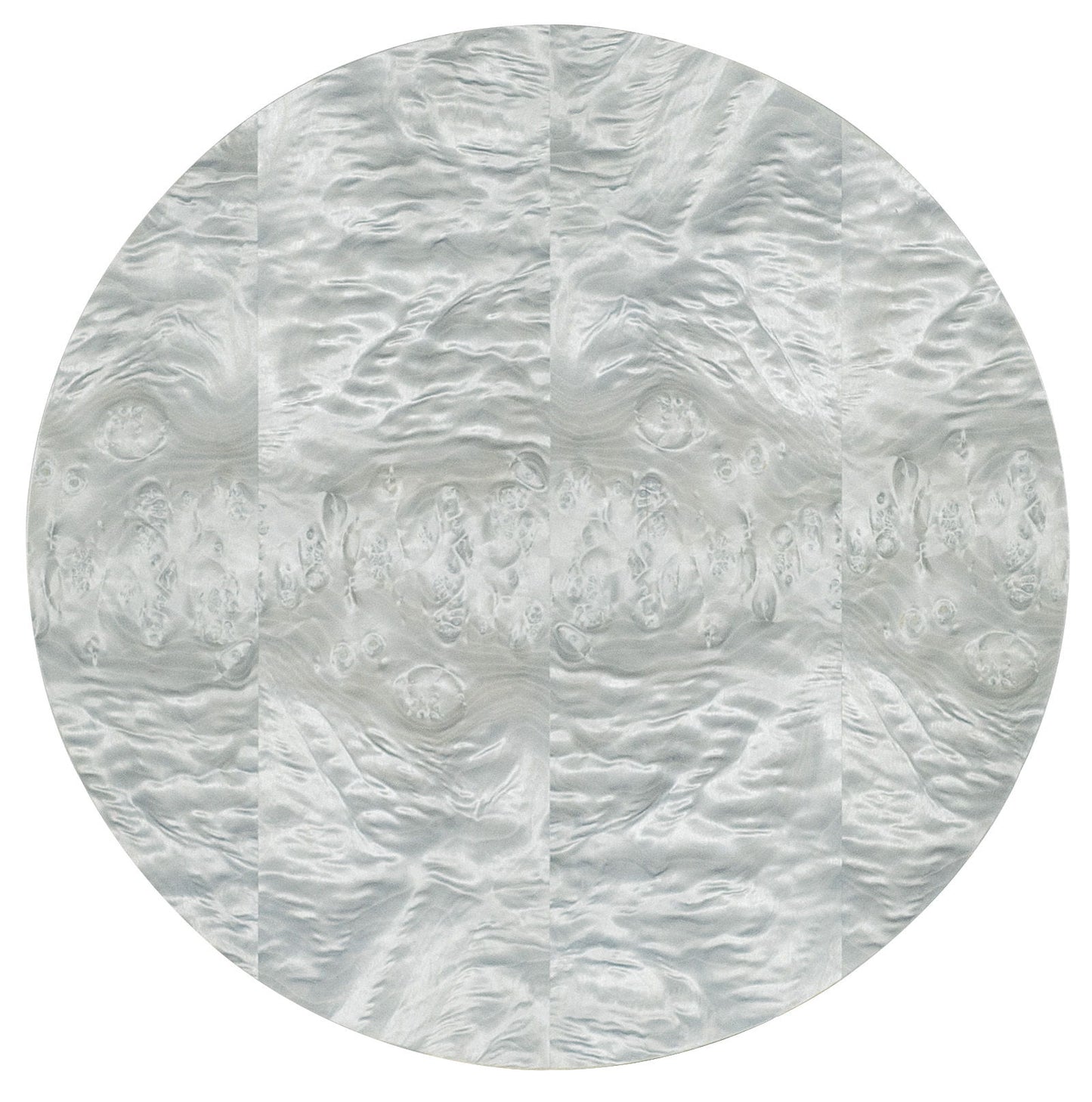 Melange - Emile Accent Table - Pearl Silver