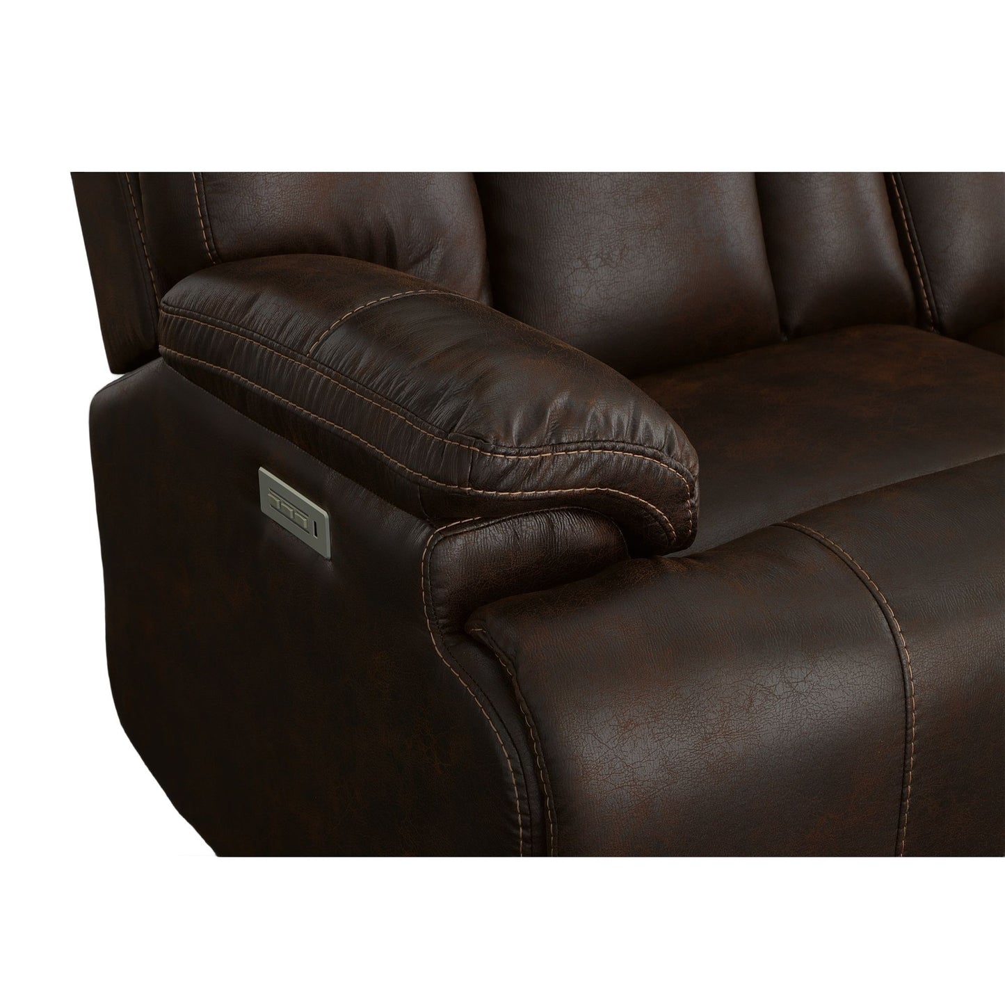 Clive - Power Reclining Sofa With Power Headrests & Lumbar