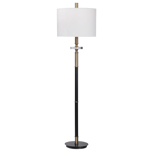 Maud - Floor Lamp - Aged Black