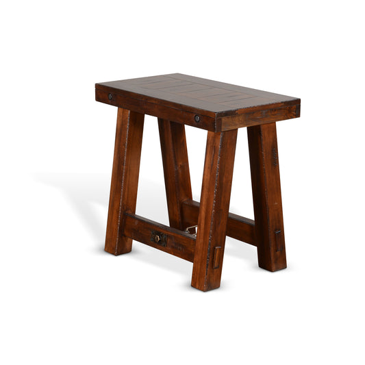 Tuscany - Chair Side Table - Dark Brown