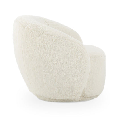 Adley - Plush Swivel Accent Chair