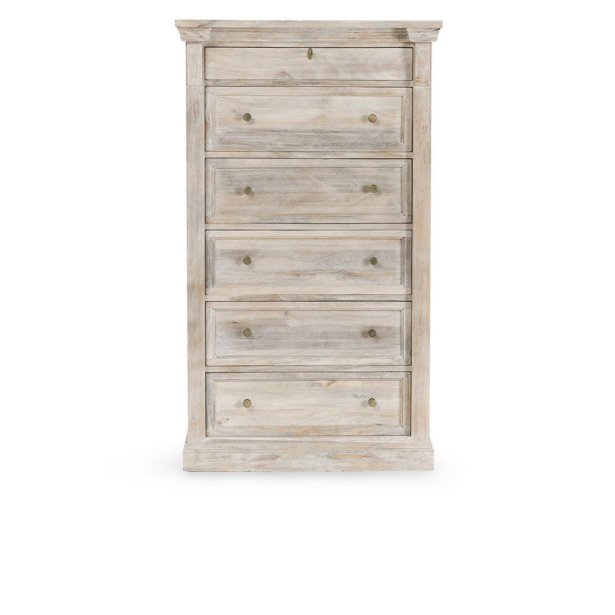 Adelaide - 6 Drawer Chest - Natural Cream Wash