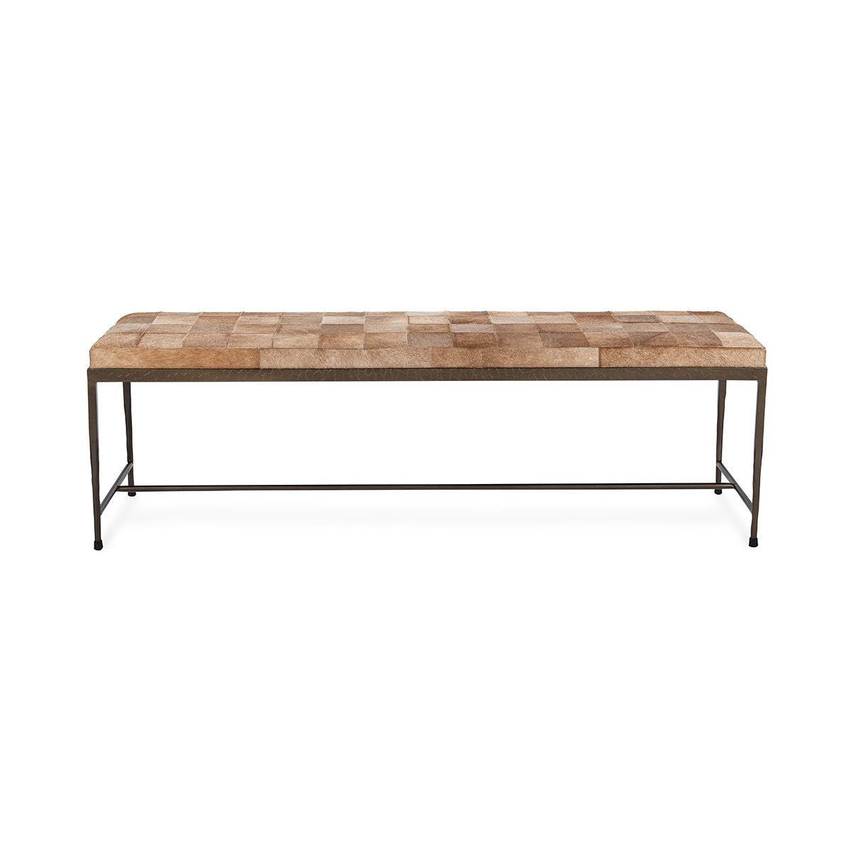 Achen - Hide 60" Bench