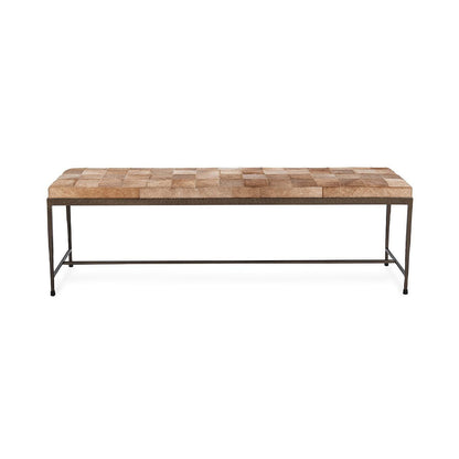 Achen - Hide 60" Bench