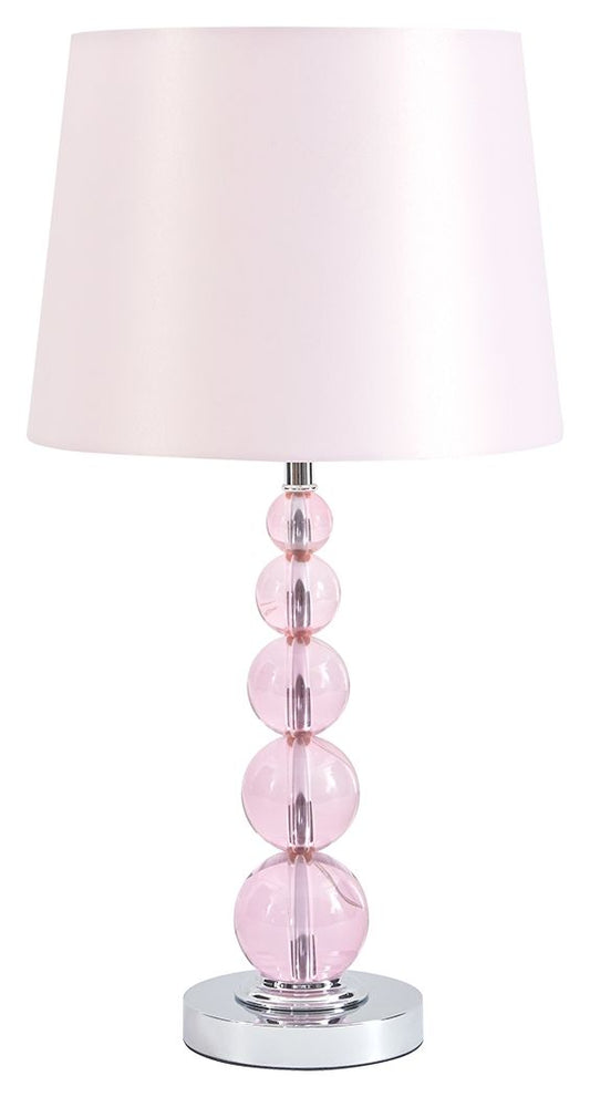 Letty - Pink - Crystal Table Lamp