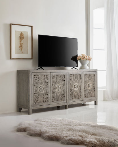 Melange - Emmett Entertainment Console - Dark Gray