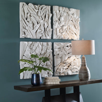 Rio - Coastal Wood Wall Decor - White