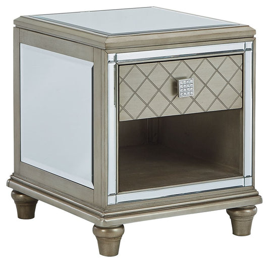 Chevanna - Platinum - Rectangular End Table