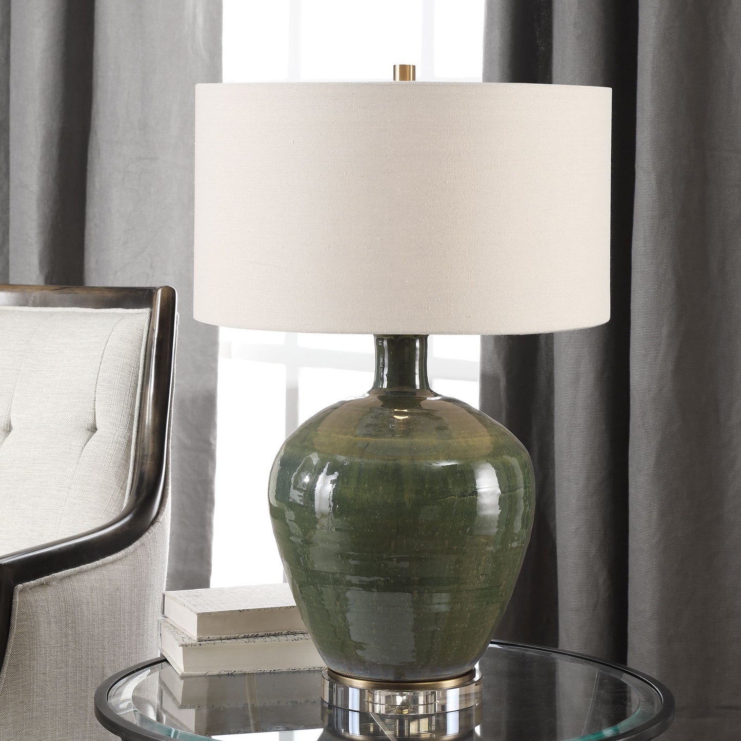 Elva - Table Lamp - Emerald