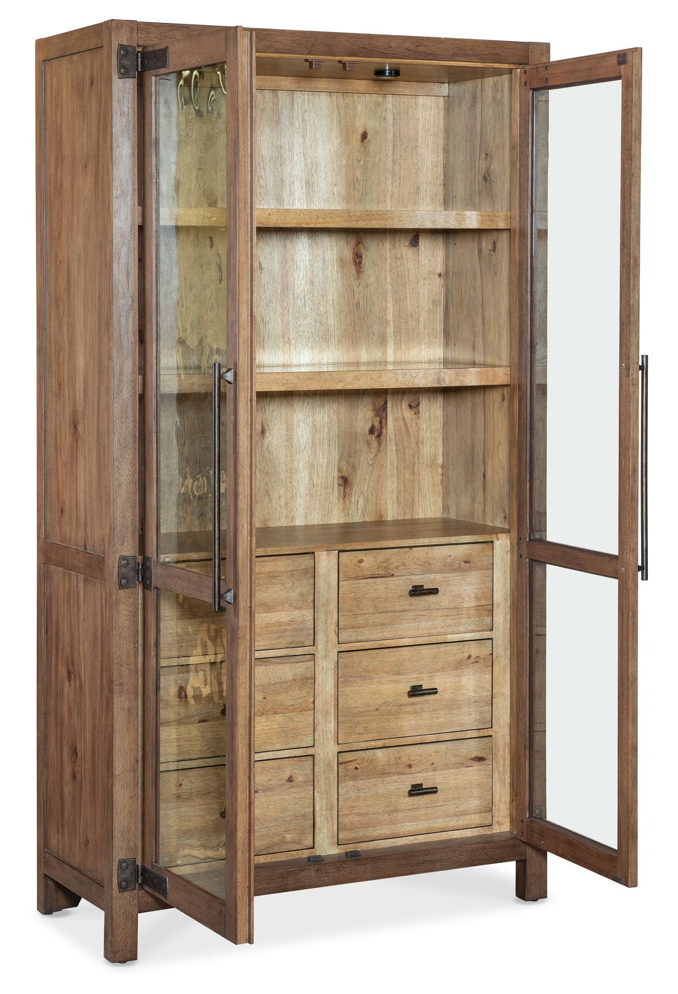 Vineyard Row - Display Cabinet - Light Brown