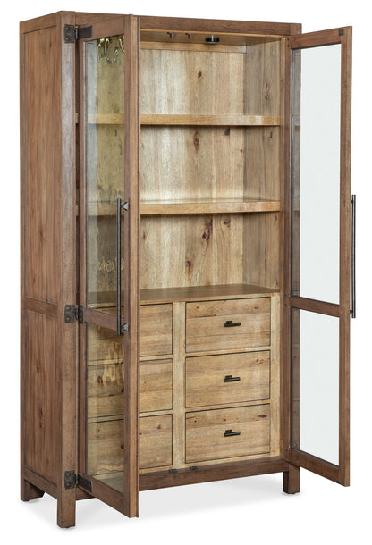 Vineyard Row - Display Cabinet - Light Brown