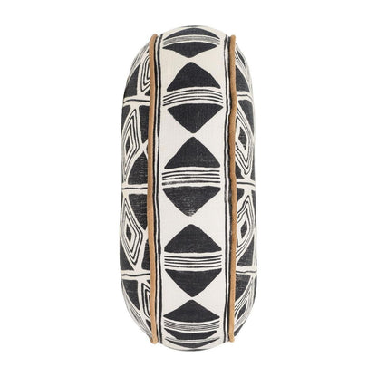 Nubia - 22" x 22" Pillow - Black / White