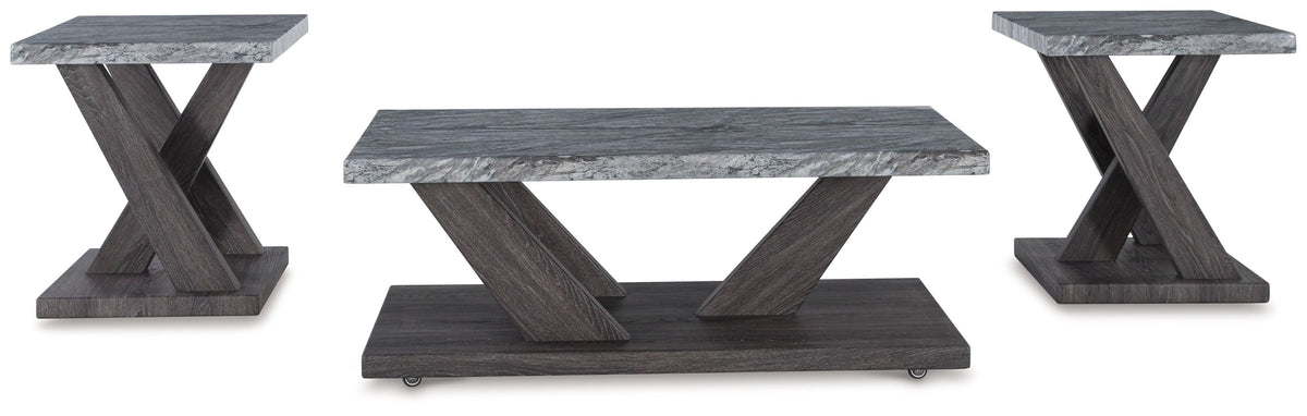 Bensonale - Occasional Table Set (Set of 3) - Brown / Gray