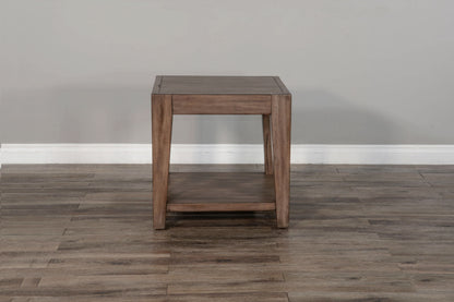 Doe Valley - Mahogany Wood Coffee Table With Casters