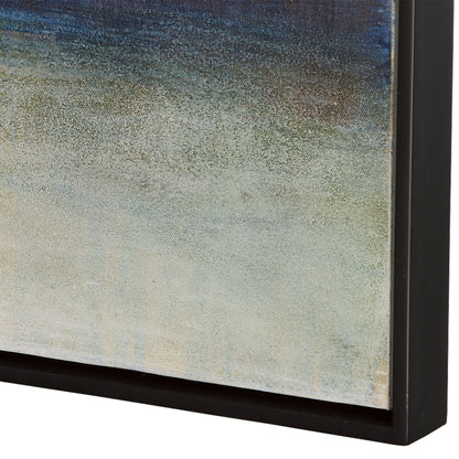 Seafaring Dusk - Hand Painted Abstract Art - Beige