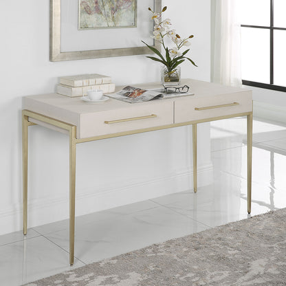 Jewel - Modern White Desk