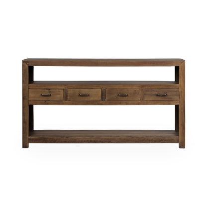 Mattai - 4 Drawer Console Table - Natural