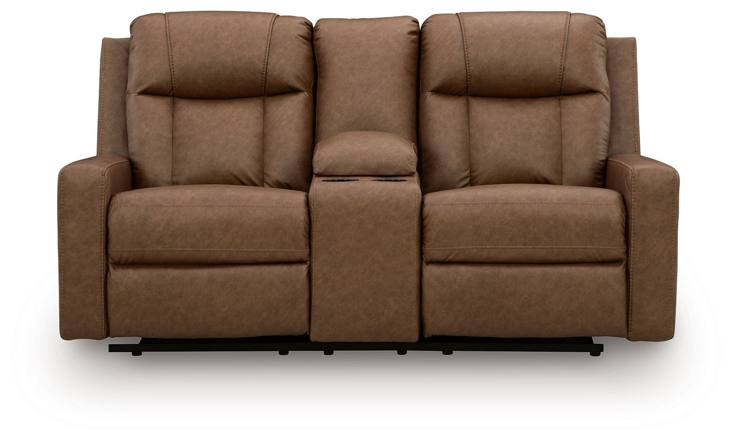 Mackmenville - Double Reclining Loveseat With Console