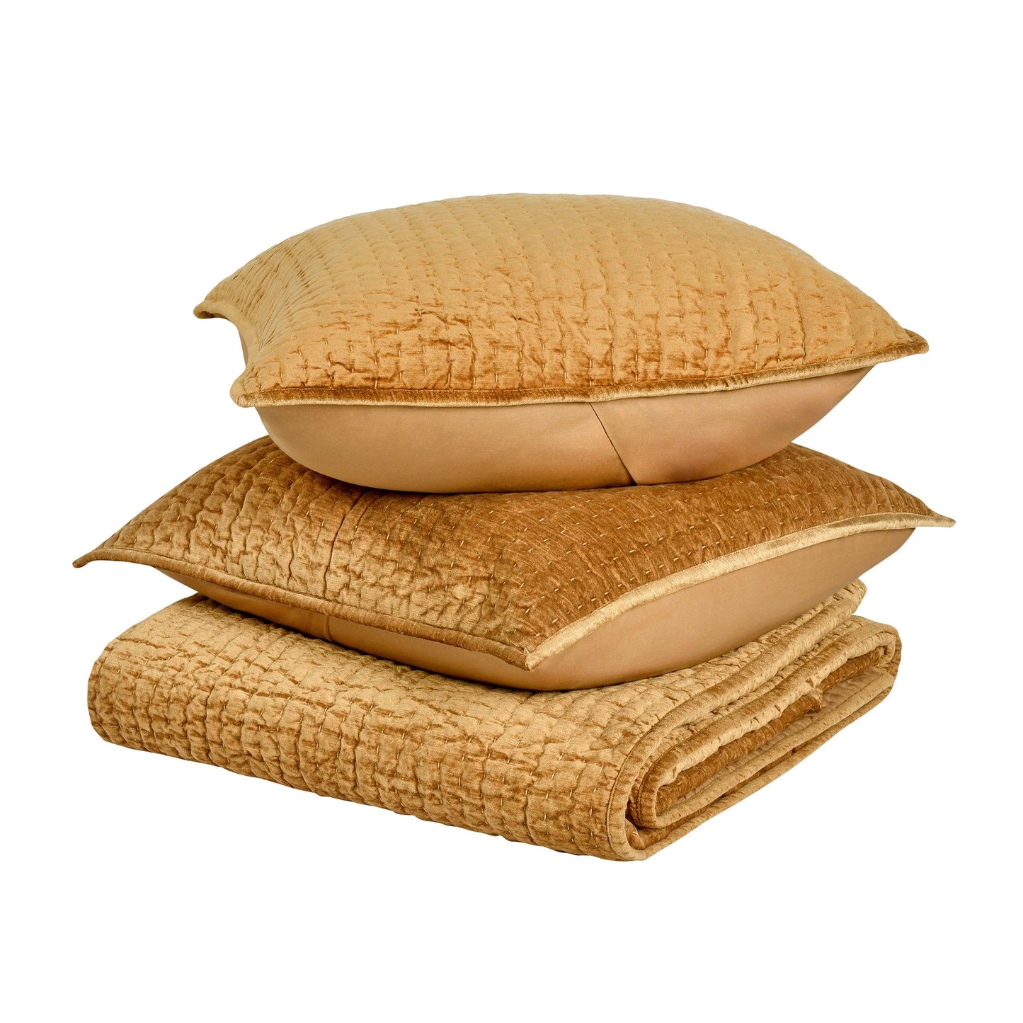 Bari - Velvet Sham - Honey Gold