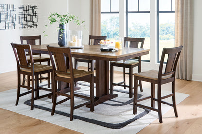 Rylandeen - Counter Height Extension Dining Table Set