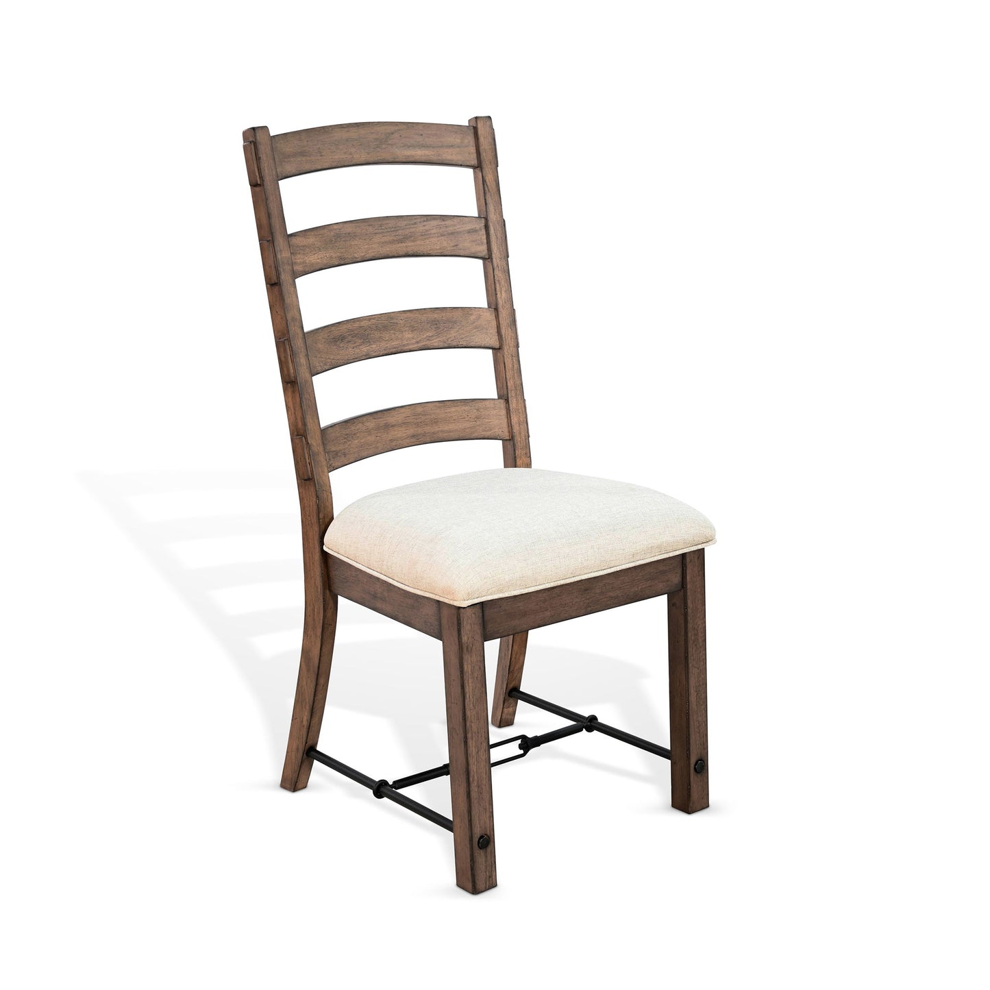 Doe Valley - Yellowstone Ladderback Chair, Cushion Seat (Set of 2) - Buckskin