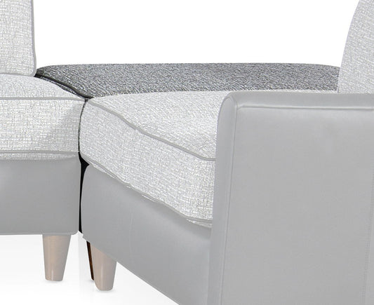 Marleigh - Corner Ottoman - Gray