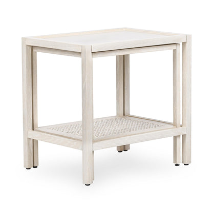Devin - Solid Wood Nesting Accent Tables
