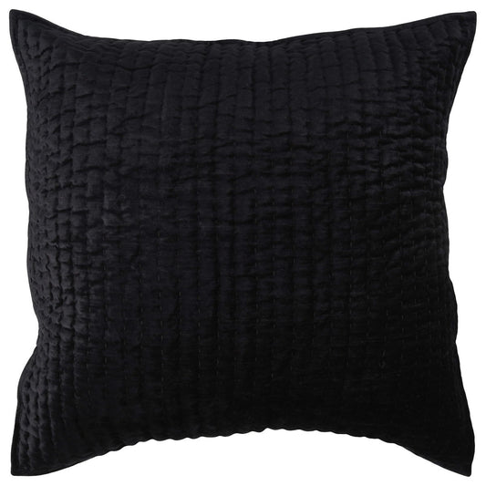 Bari - Velvet Sham - Onyx