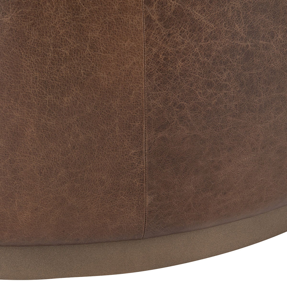 Clair - Leather Round Table