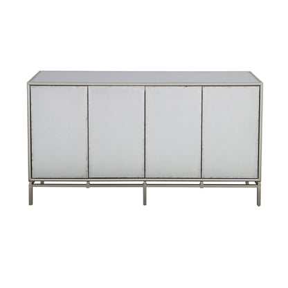 Silvermist - Four Door Credenza - Silver