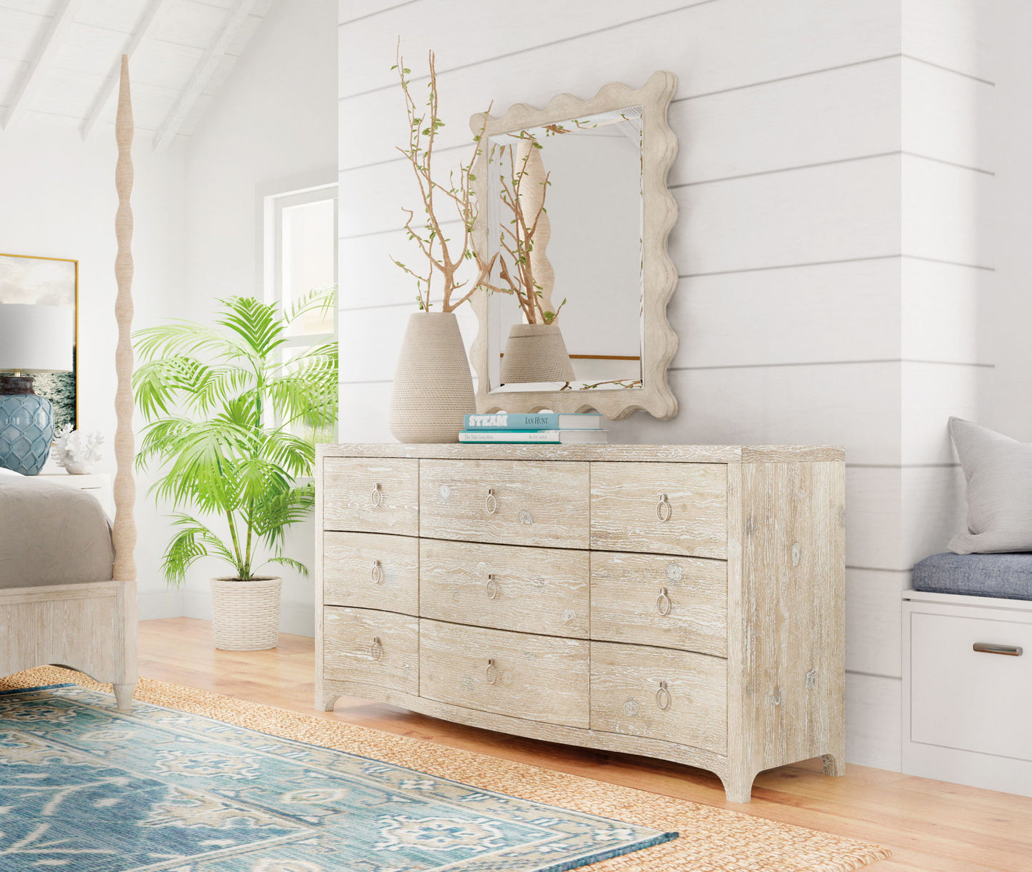 Serenity - Harbour 9-Drawer Dresser - Beige
