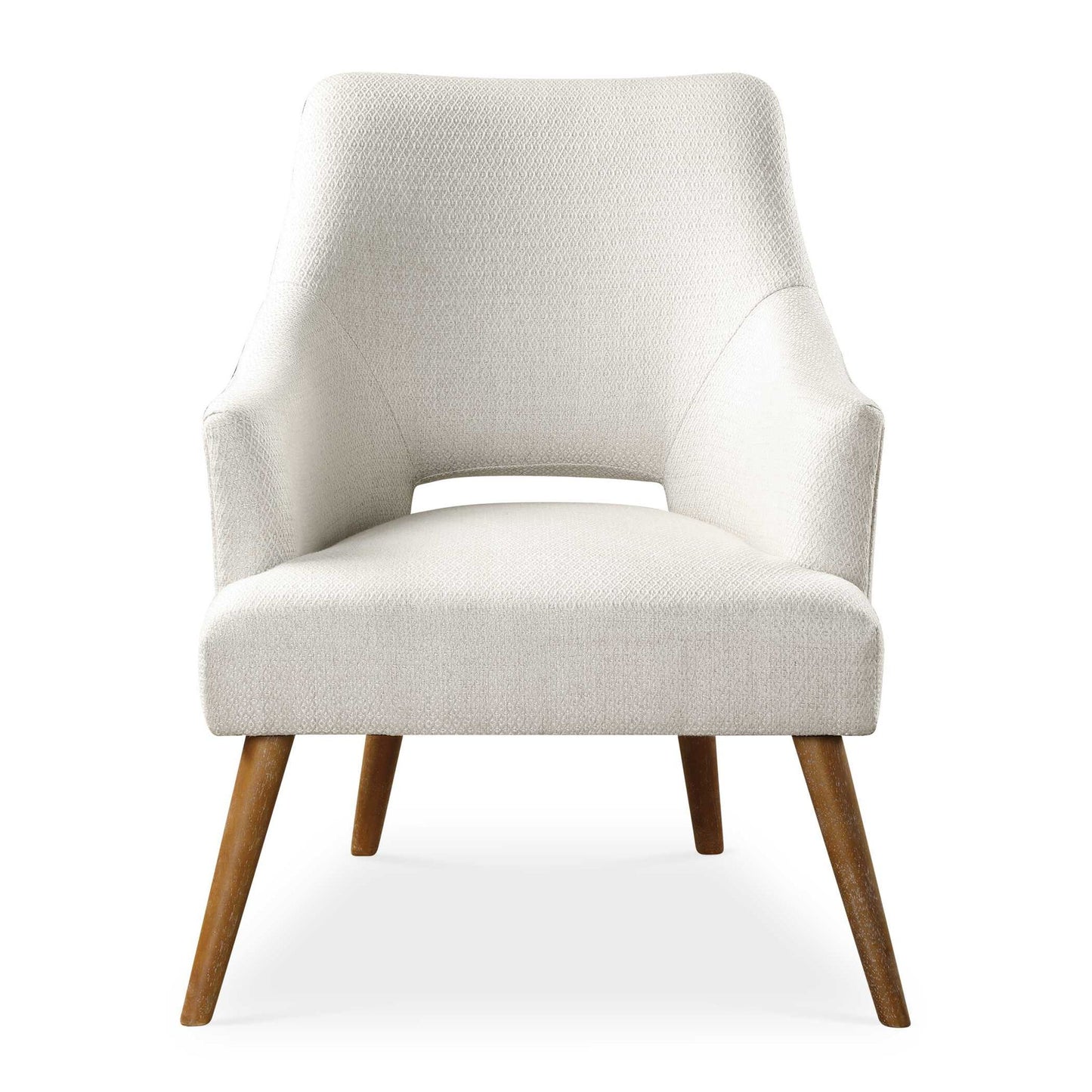 Dree - Retro Accent Chair - White