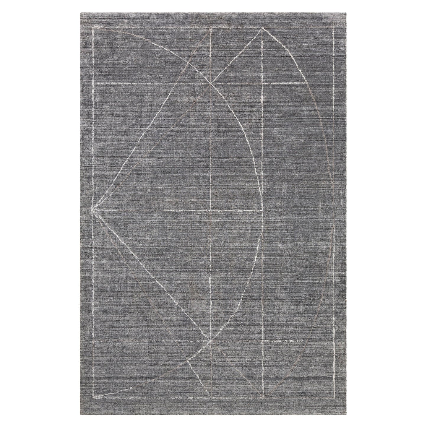 Costilla - Modern 9 X 13 Rug - Gray