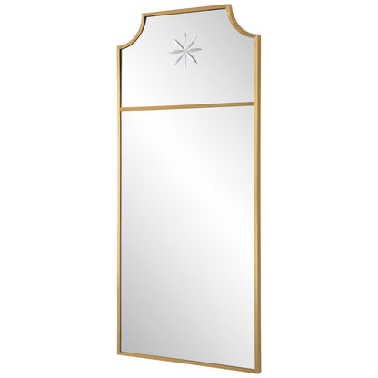 Caddington - Tall Mirror - Brass