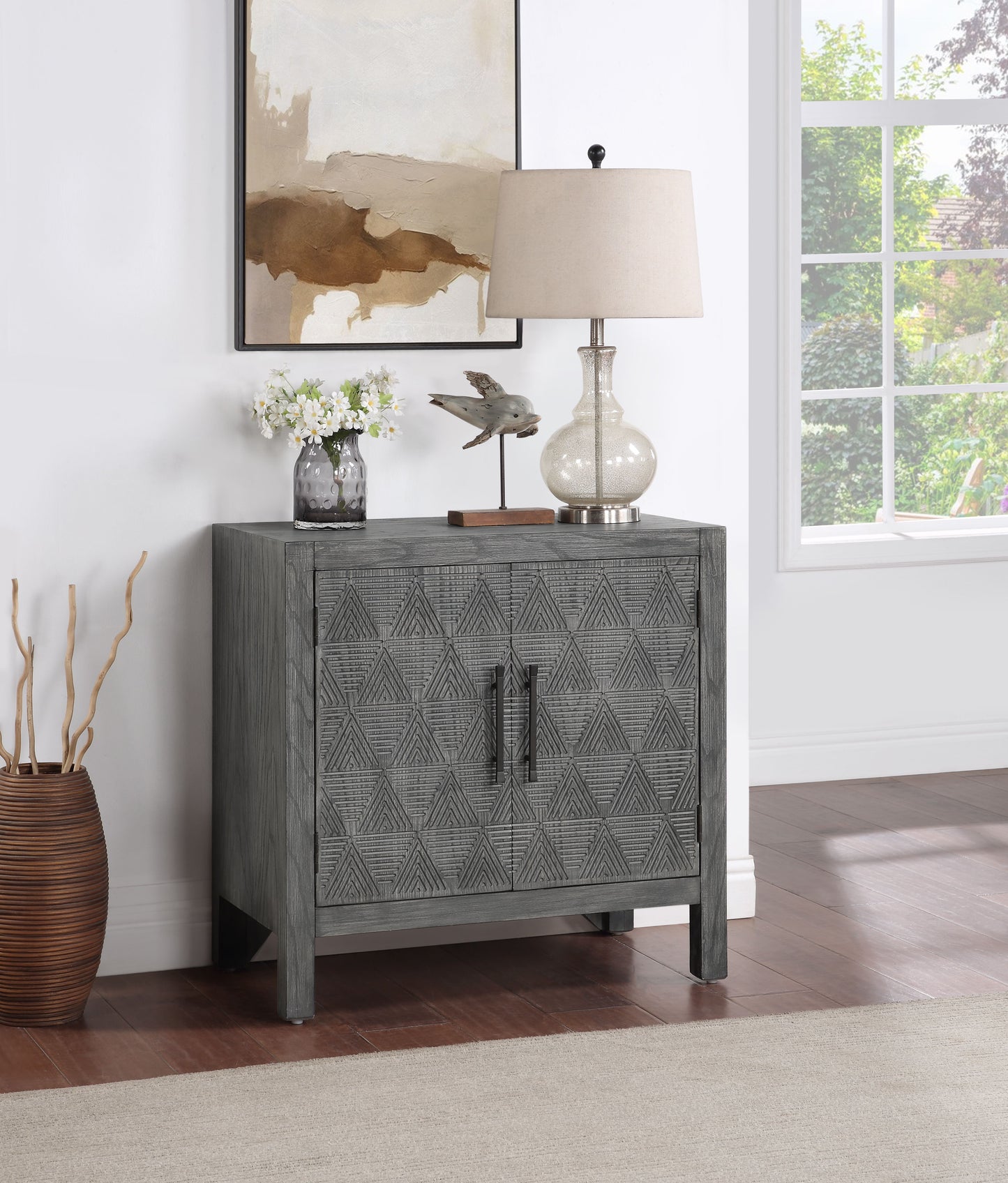 La Jara - Two Door Cabinet - Gray