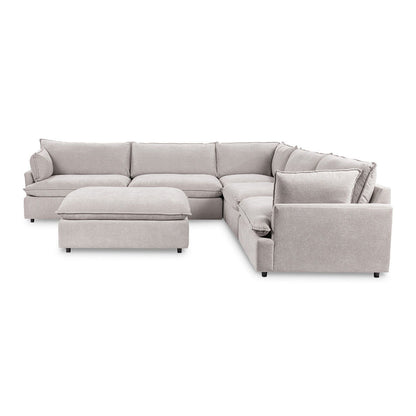 Caplan - 6 Piece Modular Sectional With Ottoman