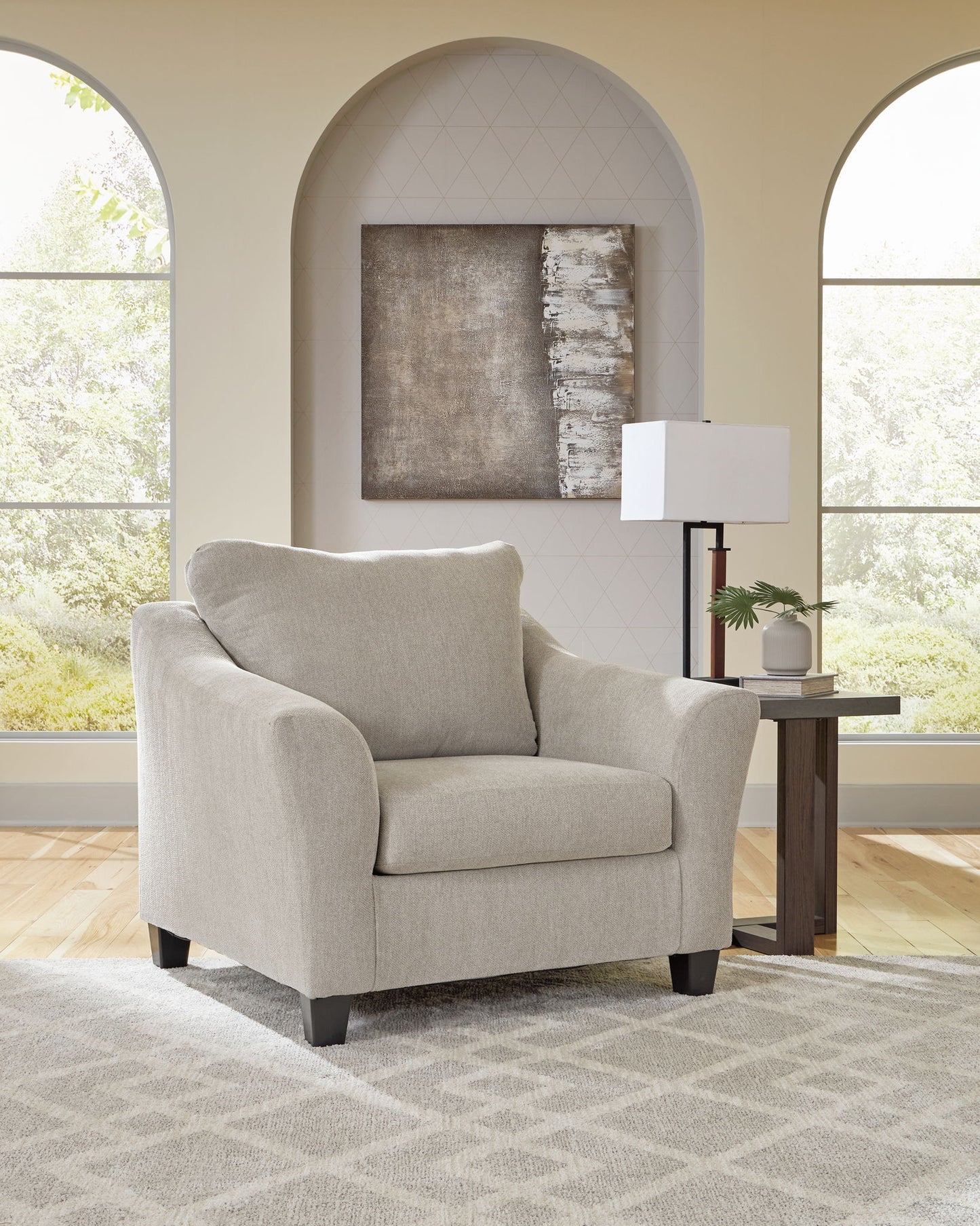 Willarae - 2 Pc. - Chair And A Half, Ottoman - Taupe