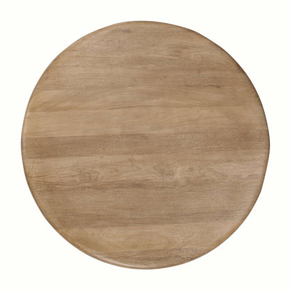 Ilaria - Reclaimed Wood Round Coffee Table - Sand Washed