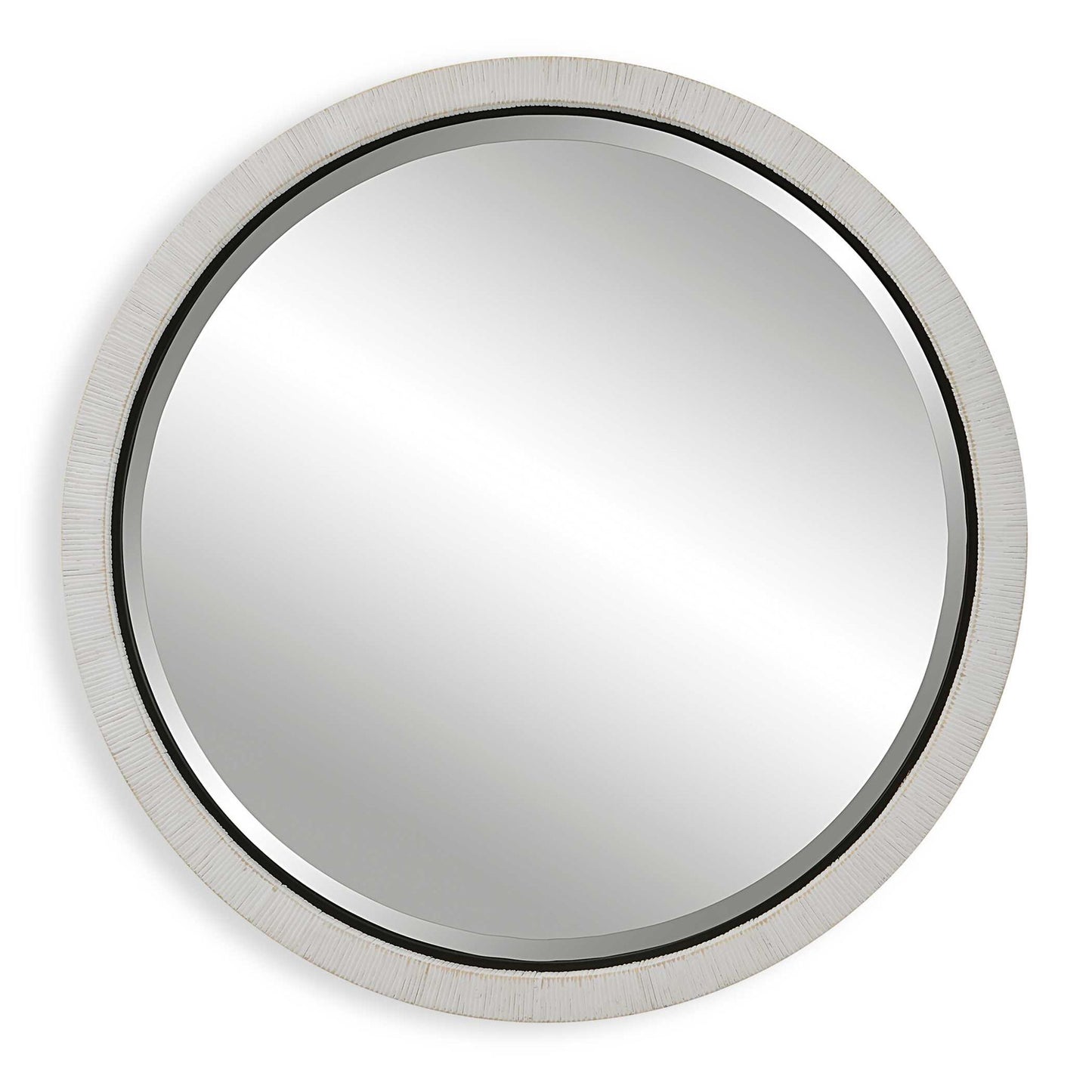 Granada - Round Mirror - White