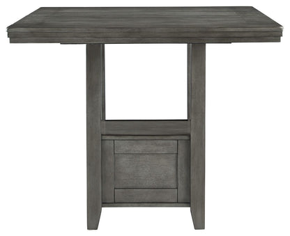 Hallanden - Gray - Rectangular Dining Room Counter Extension Table