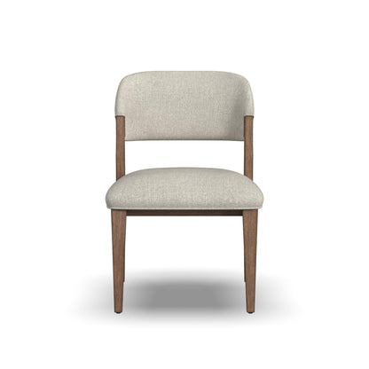 Lyra - Upholstered Barrel Chairs (Set of 2) - Pearl Silver