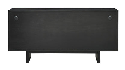 Atlas - Four Door Credenza - Black / Gold