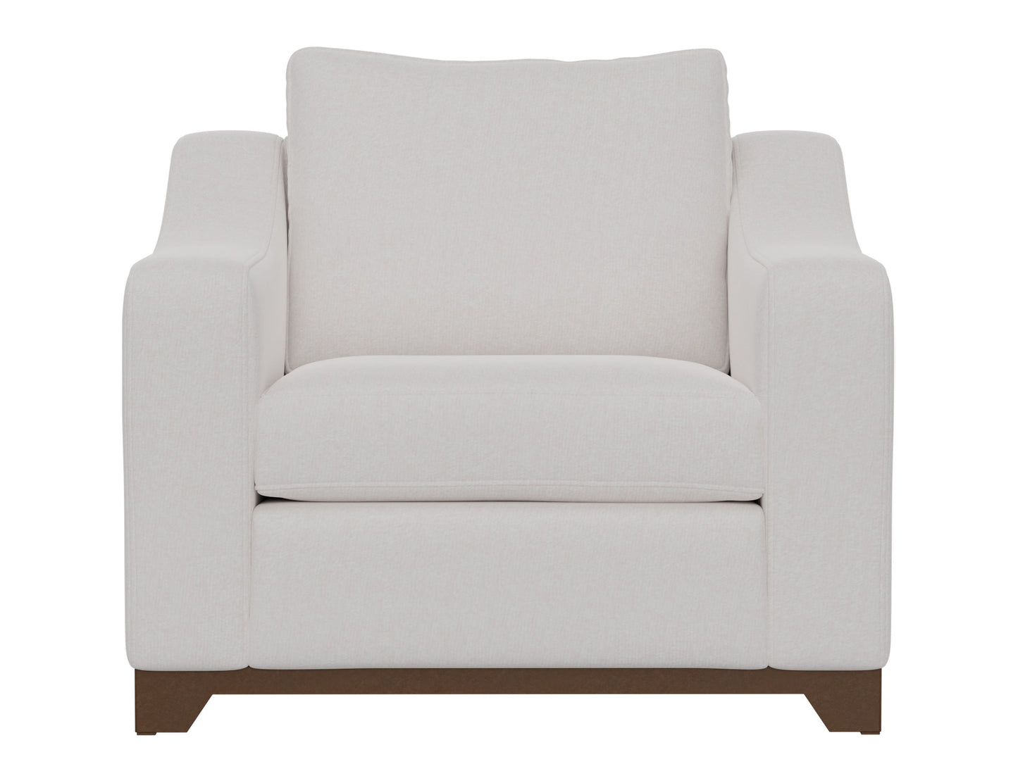 Natural Parota - Armchair - Mink Withe